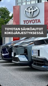 Toyotan uudet hienot täyssähköautot kokojärjestyksessä pienimmästä suurimpaan!