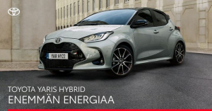 Toyota Yaris Hybrid – Enemmän energiaa ⚡️ 

Koe suomalaisten suosikki, kokoluokkansa myydyin auto ja luokkansa taloudellisin hyb...
