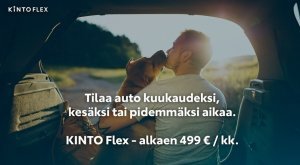 KINTO Flex kesäkampanja - Autokiila