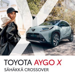 Toyota Aygo X on kooltaan kompakti ja sielultaan sähäkkä crossover. Erottuva design ja korkea ajoasento tekevät tästä urbaanista...