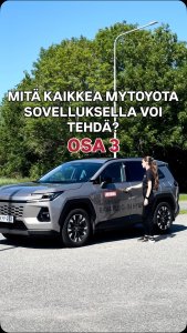 MyToyota sovellus mahdollistaa auton ovien avaamisen, sekä lukitsemisen etänä!🤩 Tämä ominaisuus voi olla erityisen käte...