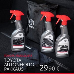 Toyota-autonhoitopakkauksella huutia hyönteisille, hoitoa kojelaudalle ja kirkkautta ikkunoihin 💦👍🤩
Ajankohtainen To...