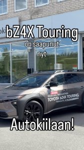 Kauan odotettu bZ4X Touring on saapunut meille Autokiilaan! Auto on todellakin näkemisen ja kokemisen arvoinen. Kurvaa s...