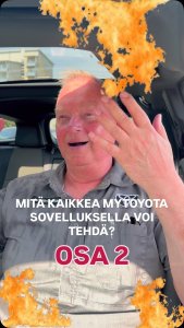 Pelastus kesähelteille! 🔥➡️❄️ MyToyota-sovelluksella kytket ilmastoinnin päälle etänä ja säädät lämpötilan valmiiksi en...
