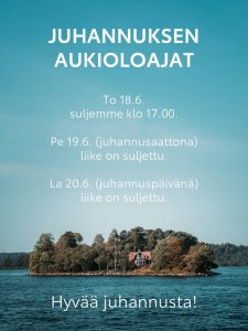 Aurinkoista juhannusta kaikille!☀️
