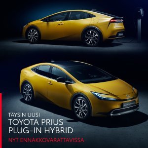 ✨ Täysin uusi Toyota Prius Plug-in Hybrid on nyt ennakkovarattavissa ✨ 

Varmista, että saat autosi heti ensimmäisten...
